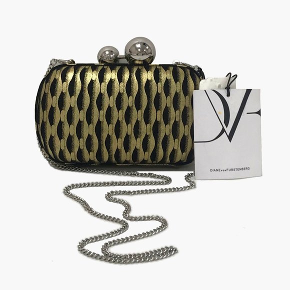 25% OFF DVF Tiffany Miniaudiere Clutch